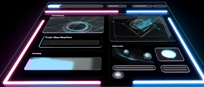 Футуристичный адаптивный интерфейс