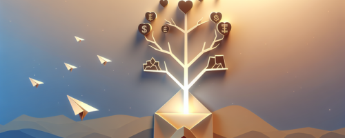 Дерево-конверт роста