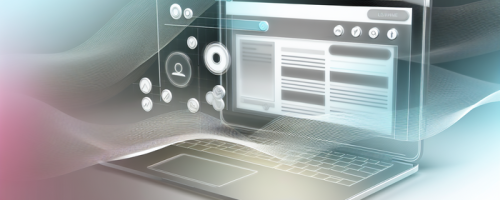 Современный минималистичный веб-интерфейс