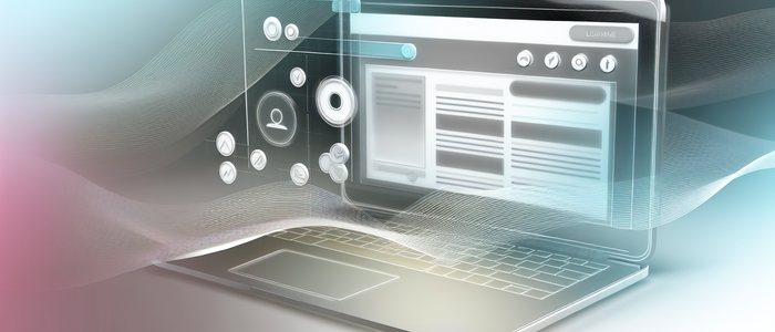 Современный минималистичный веб-интерфейс