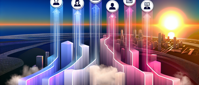 Digital career paths illustration